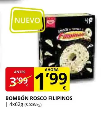 Supermercados MAS Bombón rosco filipinos oferta