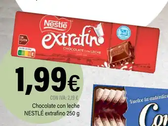 Cash Ifa NESTLÉ Chocolate con leche extrafino oferta