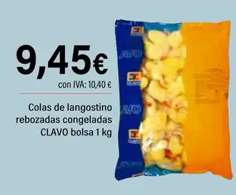 Cash Ifa CLAVO Colas de langostino rebozadas congelada oferta
