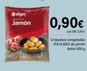 Cash Ifa IFA ELIGES Croquetas congeladas de jamón oferta