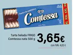 Cash Ifa FRIGO Tarta helada Comtessa nata oferta