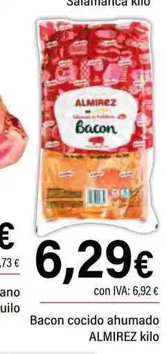Cash Ifa ALMIREZ Bacon cocido ahumado oferta