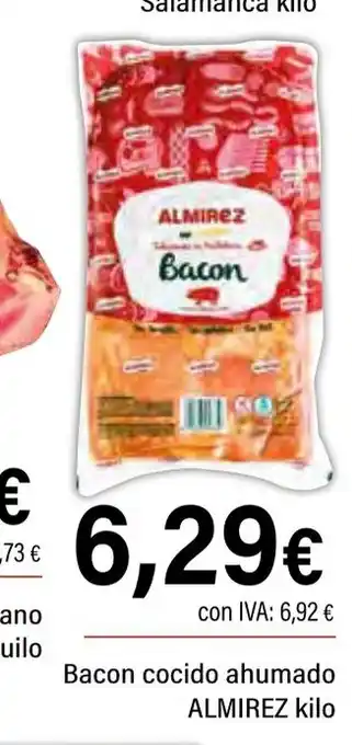 Cash Ifa ALMIREZ Bacon cocido ahumado oferta