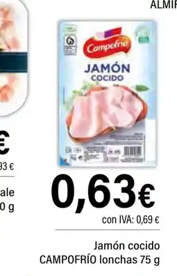 Cash Ifa CAMPOFRÍO Jamón cocido oferta