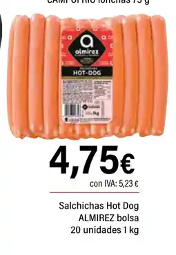 Cash Ifa ALMIREZ Salchichas Hot Dog oferta