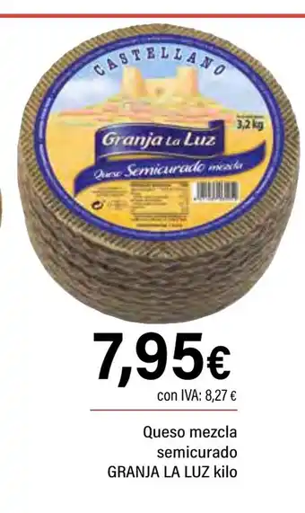 Cash Ifa GRANJA LA LUZ Queso mezcla semicurado oferta