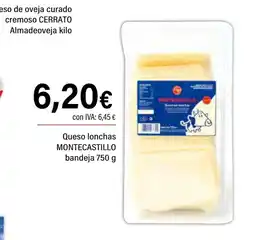 Cash Ifa MONTECASTILLO Queso lonchas oferta