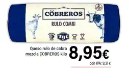 Cash Ifa COBREROS Queso rulo de cabra mezcla oferta
