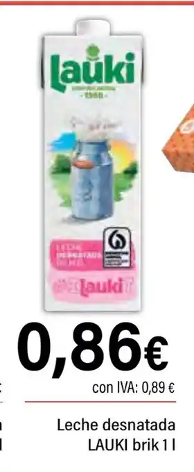 Cash Ifa LAUKI Leche semidesnatada oferta
