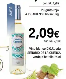 Cash Ifa SEÑORIO DE LA CUENCA Vino blanco D.O.Rueda oferta