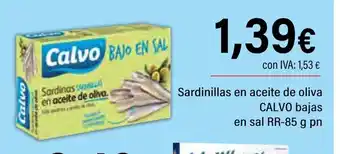 Cash Ifa CALVO Sardinillas en aceite de oliva oferta