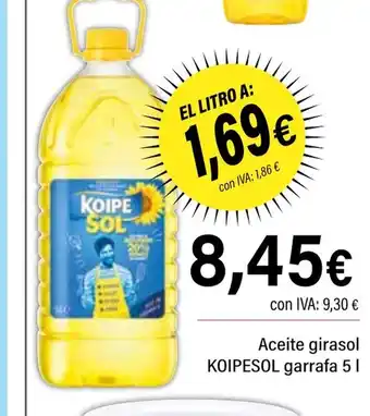 Cash Ifa KOIPESOL Aceite girasol oferta