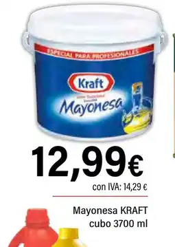 Cash Ifa KRAFT Mayonesa cubo oferta