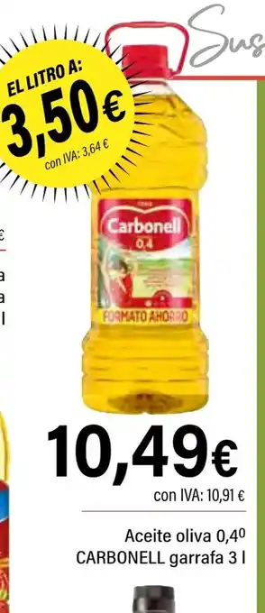 Cash Ifa CARBONELL Aceite oliva 0,40 oferta