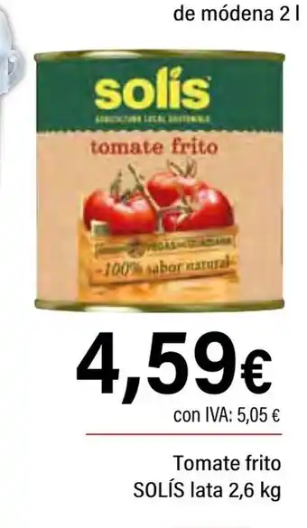 Cash Ifa SOLIS Tomate frito oferta