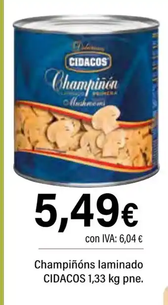 Cash Ifa CIDACOS Champiñóns laminado oferta