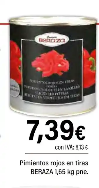 Cash Ifa BEREZA Pimientos rojos en tiras oferta