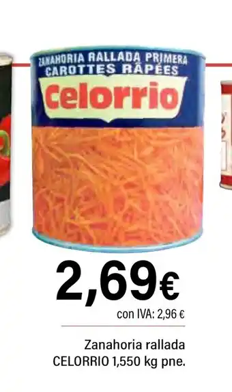 Cash Ifa CELORRIO Zanahoria rallada oferta