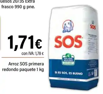 Cash Ifa SOS Arroz primera redondo paquete oferta