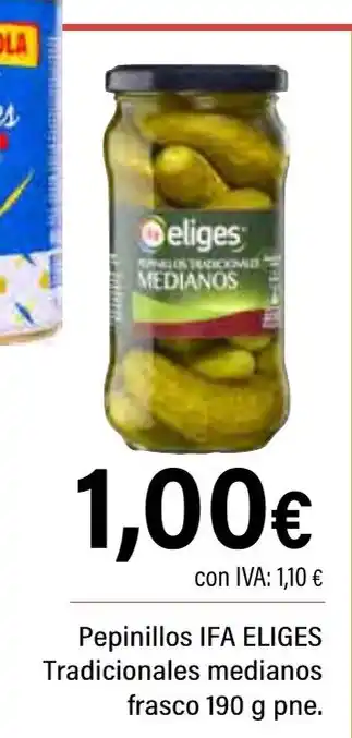 Cash Ifa IFA ELIGES Pepinillos Tradicionales medianos oferta