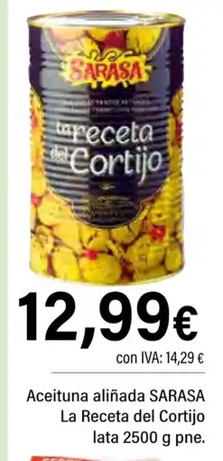 Cash Ifa SARASA Aceituna aliñada oferta