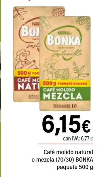 Cash Ifa BONKA Café molido natural o mezcla oferta