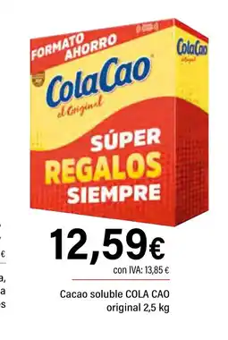 Cash Ifa COLA CAO Cacao soluble oferta