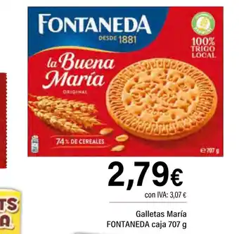 Cash Ifa FONTANEDA Galletas María oferta