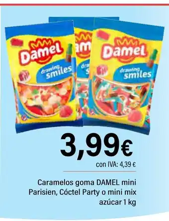 Cash Ifa DAMEL Caramelos goma mini Parisien, Cóctel Party o mini mix oferta