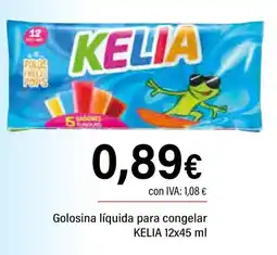 Cash Ifa KELIA Golosina líquida para congelar oferta