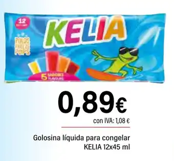 Cash Ifa KELIA Golosina líquida para congelar oferta