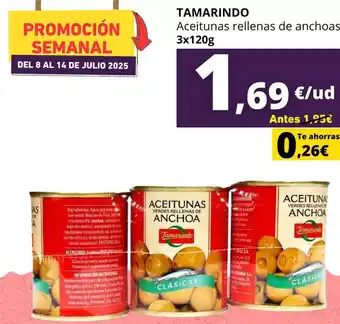 Tu Trébol Hipermercados Tamarindo - aceitunas rellenas de anchoas oferta