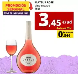 Tu Trébol Hipermercados Mateus rosé - vino rosado oferta