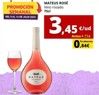 Tu Trébol Hipermercados Mateus rosé - vino rosado oferta