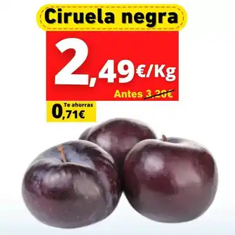 Tu Trébol Hipermercados Ciruela negra oferta