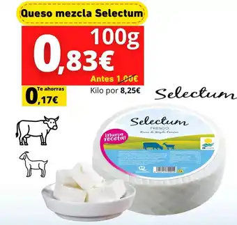 Tu Trébol Hipermercados Queso mezcla selectum oferta