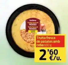 bonÀrea Truita fresca de patates amb ceba oferta