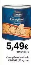 Cash Ifa Cidacos - champiñons laminado oferta