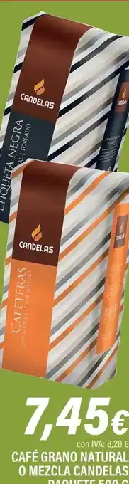 Cash Ifa Candelas - cafe grano natural o mezcla oferta