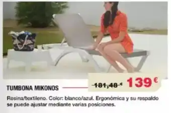 Chafiras Tumbona mikonos oferta