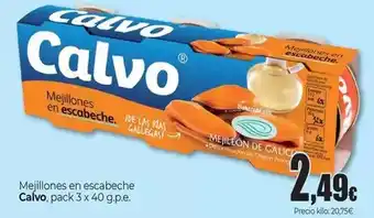 Unide Market Calvo - mejillones en escabeche oferta