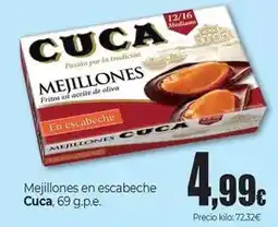 Unide Market Cuca - mejillones en escabeche oferta