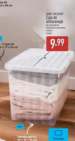 ALDI Home creation - caja de almacenaje oferta