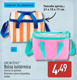 ALDI Live in style - bolsa isotermica oferta