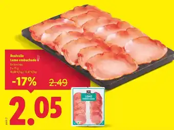 Lidl Realvalle - lomo en muechada oferta