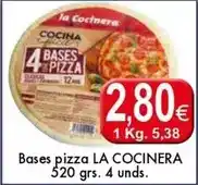 Congelados Copos La cocinera - bases pizza oferta