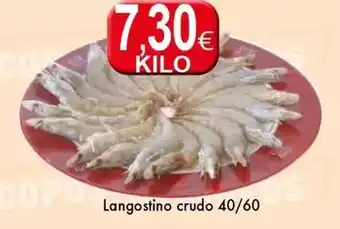 Congelados Copos Langostino crudo 40/60 oferta