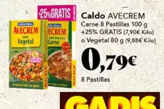 Gadis Avecrem - caldo oferta