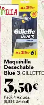 Gadis Gillette - maquinilla desechable blue 3 oferta