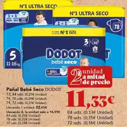Gadis Dodot - panal bebe seco oferta